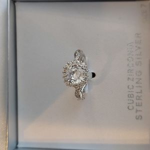 Primrose Cubic Zirconia/Sterling Silver Ring
